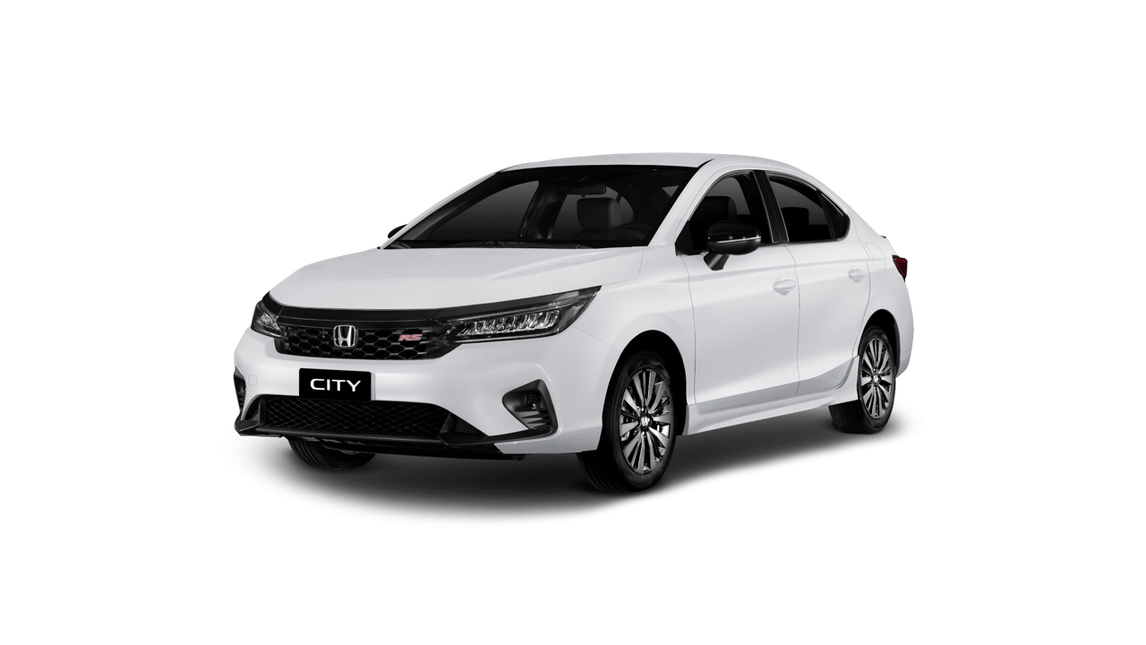 honda city 2023 di chuyển trên đường phố tấp nập