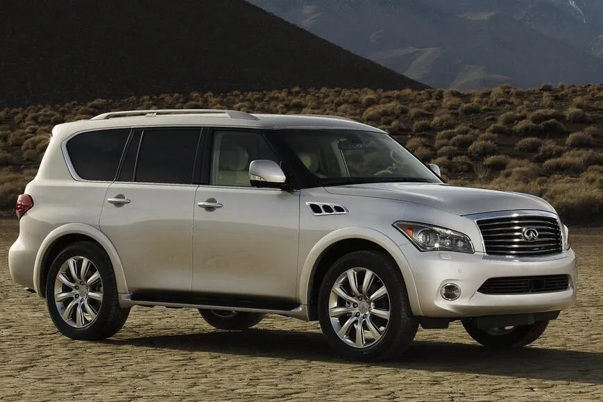 infiniti qx80 2014 ngoại thất tổng quan hầm hố sang trọng
