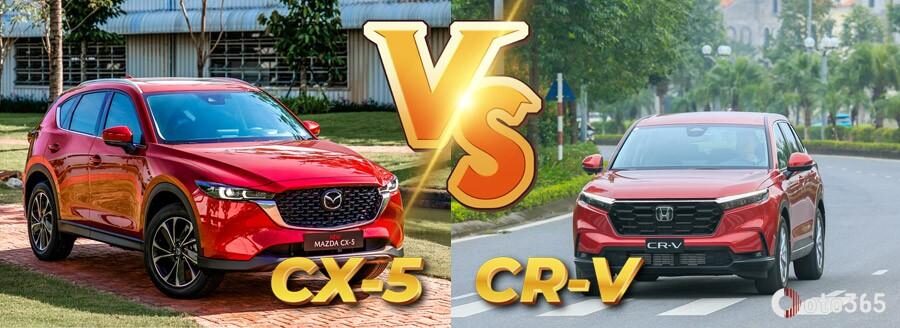 bảng so sánh honda crv 2024 với các đối thủ cạnh tranh như mazda cx5 và hyundai santafe