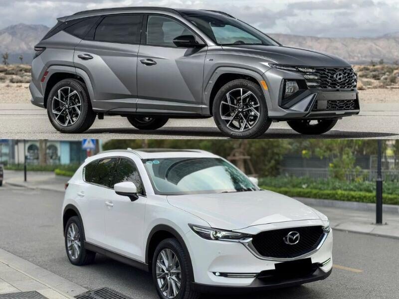 so sanh thiet ke hyundai tucson 2018 va mazda cx5 trong phan khuc suv co nho