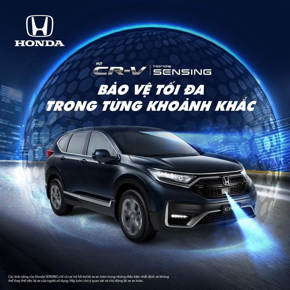 Các tính năng an toàn của Honda CRV 2023, công nghệ tiên tiến hỗ trợ người lái, giảm thiểu rủi ro va chạm