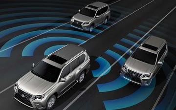 Hệ thống cảnh báo điểm mù của Lexus LX600 2024 Urban
